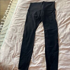 High-Waisted Black Leggings